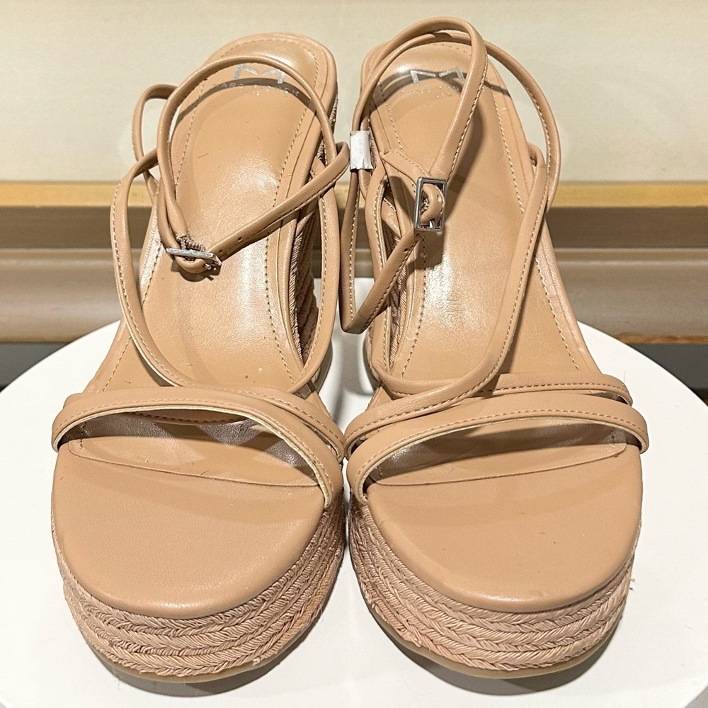 🌸MARC FISHER🌸  Fetch Espadrille Wedge Heel Sandals Size: 9.5 - Picture 6 of 10